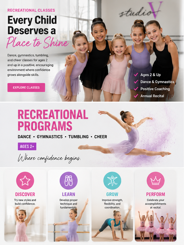 Recreational dance class